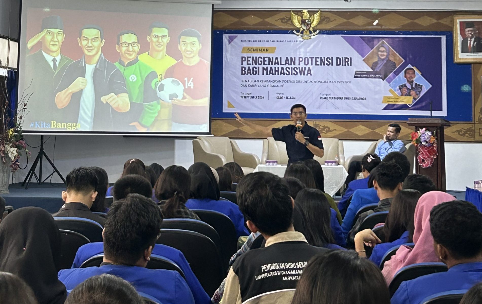 Seminar Pengenalan Potensi Diri Universitas Widya Gama Mahakam Samarinda